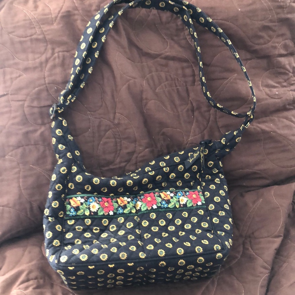 Vera Bradley vintage shoulder bag Vibrant Black from 3004